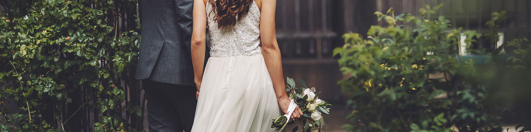 wedding, bride and groom together